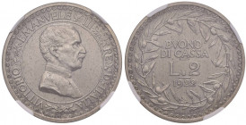 Vittorio Emanuele III (1900-1946) 2 Lire 1922 Prova tecnica - P.P. 248 NI (g 10,07) RR In slab NGC MS66 5887104-008
FDC