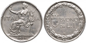 Vittorio Emanuele III (1900-1946) Lira 1926 - Nomisma 1210 NI R Tiratura di 500 esemplari. In slab PCGS MS64 840752.64/17292082 
FDC