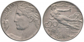 Vittorio Emanuele III (1900-1946) 20 Centesimi 1907 Prova dello Stabilimento Johnson (lettere S. J. al R/) - P.P. 298; Luppino PPSJ90 NI (g 3,95) RR
...