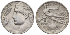 Vittorio Emanuele III (1900-1946) 20 Centesimi 1930 - Nomisma 1283 NI RRR Tiratura di 50 esemplari. Macchie, piccole ossidazioni e leggera pulitura 
...