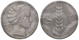 Vittorio Emanuele III (1900-1946) Progetto 10 Centesimi 1915 Bordo alternato liscio e zigrinato - P.P. 332 NI RRR Sigillato FDC “ottimo esemplare” da ...