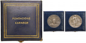 MEDAGLIE DELLA CRI E DELLA PRIMA GUERRA MONDIALE Medaglia premio della fondazione Carnegie per atti di eroismo - Opus: Croce Lancelot - AE (g 83,39 - ...