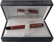 WATERMAN Penna stilografica - Edizione Man Uno e Venticinque 504/600 - Pennino F in oro 18 kt - Scatola con alcuni segni di ossidazione