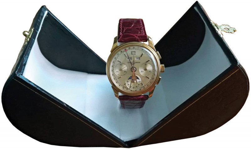 Ulysse Nardin movimento Ronda 726 e cal. 13HQ a carica manuale. Cassa in oro gia...