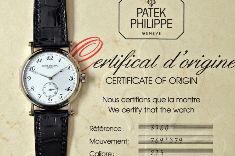 Patek Philippe Calatrava referenza 3960G 150th anniversario, edizione limitata a...
