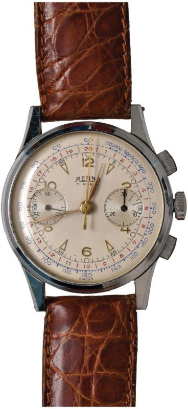 Orologio Renna con meccanismo a carica manuale. Cassa in acciaio con diametro di...