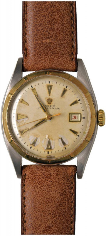 Rolex Bubble Back (OVETTONE) referenza 6105 cal. 745, a carica automatica. Numer...