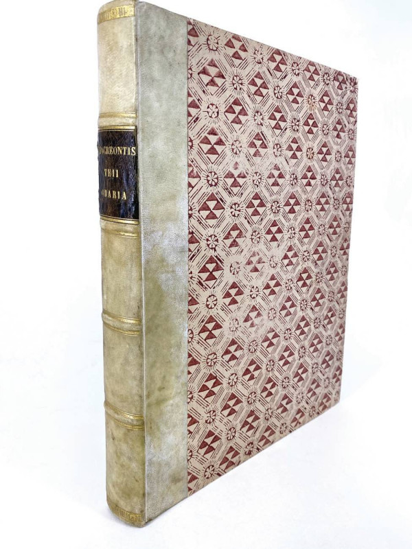 LETTERATURA ANTICA (ANACREONTE) ANACREONTIS TEII ODARIA. PRAEFIXO COMMENTARIO QU...
