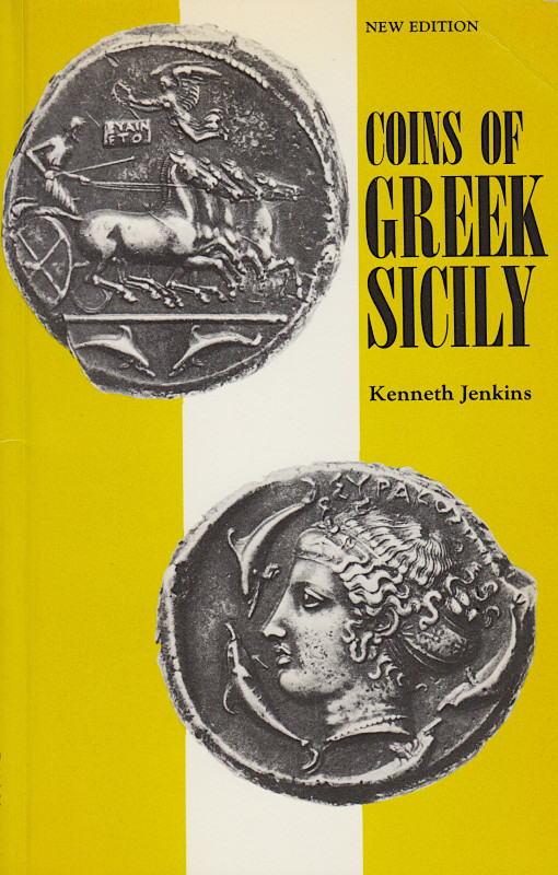 JENKINS, G. K. Coins of Greek Sicily. London 1966. 31 S., 16 Tf.+1 Farbtafel. Br...