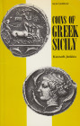 JENKINS, G. K. Coins of Greek Sicily. London 1966. 31 S., 16 Tf.+1 Farbtafel. Broschiert. Handschriftliche Widmung auf dem Vorsatz. II