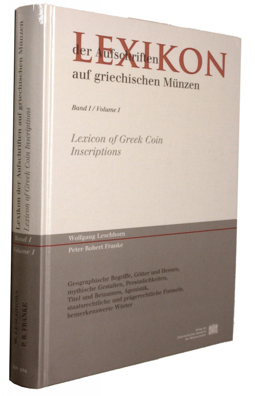 LESCHHORN, W./FRANKE, P.R. Lexikon der Aufschriften auf griechischen Münzen  / L...