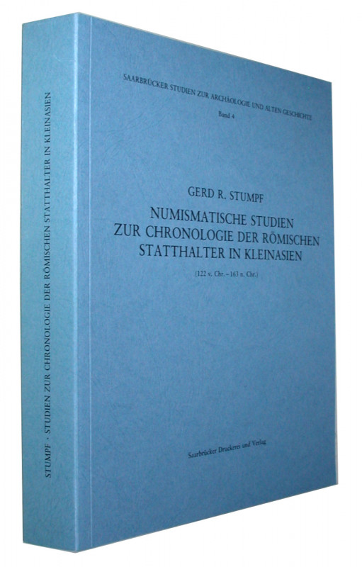 STUMPF, G. R. Numismatische Studien zur Chronologie der  römischen Statthalter i...