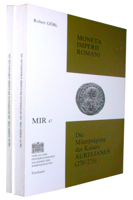 GÖBL, R. Die Münzprägung des Kaisers Aurelianus (270/275)  Moneta Imperii Romani...