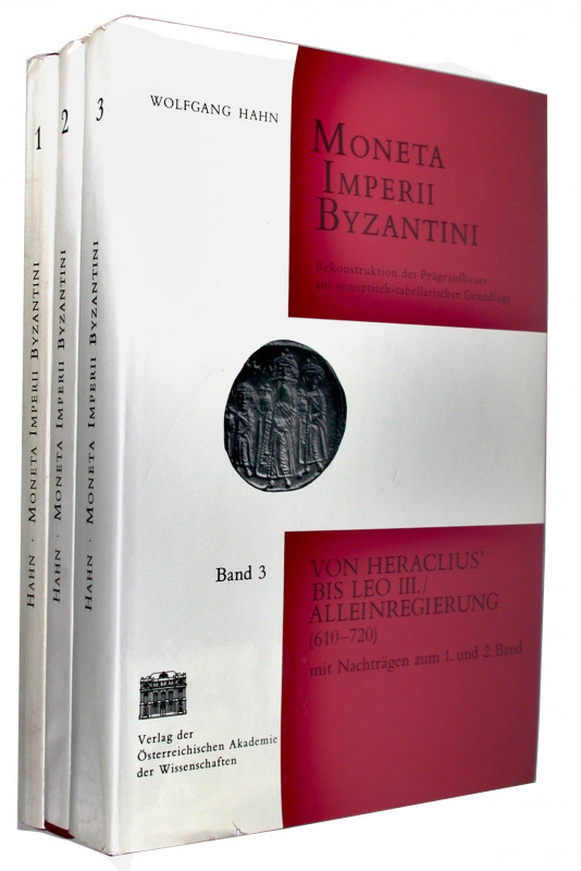 HAHN, W. Moneta Imperii Byzantini. Teil 1-3.  Teil I: Anastasius I - Justinianus...