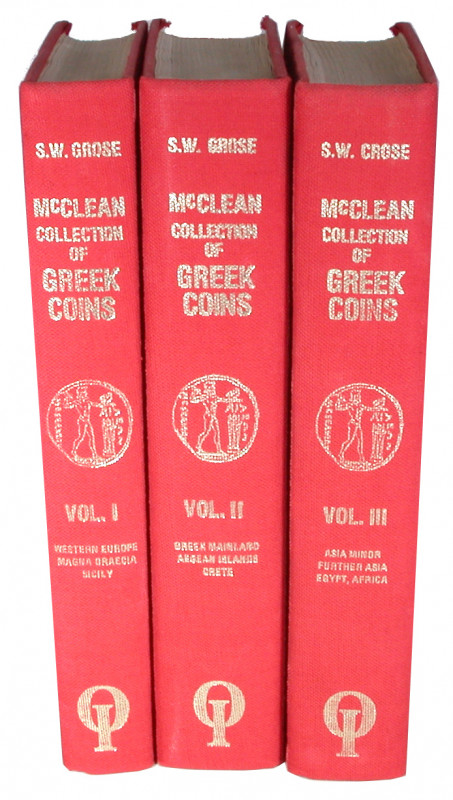 GROSE, S. W. Catalogue of the McClean Collection  of Greek Coins. Nachdruck Chic...