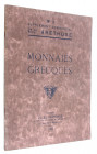 FLORANGE, JULES, Paris. Verkaufsliste No. 1  von 1924. (Supplémentcommercial de la revue Arethuse). Monnaies grecques. 54 S., 1017 Nrn., Textabb. Bros...