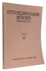 HELBING, OTTO, München, und NACHF. Auktion 85 vom 24. 3. 1942. Goldmünzen; Römisch-Deutsches Reich, Österreich. Münzfund von Hersbruck. 132 S. mit 334...