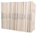 MITTEILUNGEN DER BAYERISCHEN NUMISMATISCHEN. Lot von 19 Bänden.  Nachdrucke 1972- 1973 der Bände 1/2. Jg. (1882-1883), 3/4. Jg. (1884-1885), 8. Jg. (1...