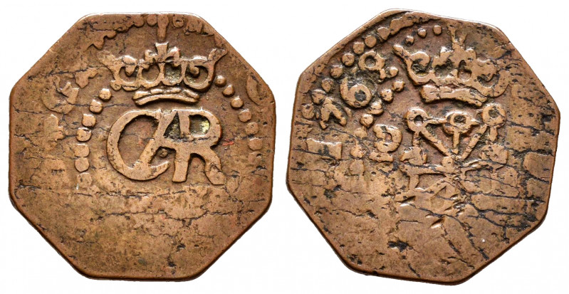 Carlos III (1759-1788). 1 maravedí. 1769. Pamplona. (Cal-20). (Ros-4.9.2). Ae. 2...