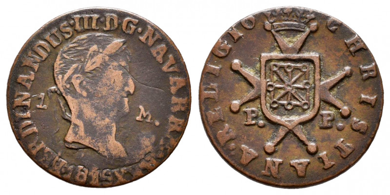 Fernando VII (1808-1833). 1 maravedí. 1819. Pamplona. (Cal-34). (Ros-4.11.22/1)....