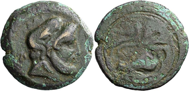 Uncertain mint in Central Etruria.   50 units late 4th-3rd century BC, Æ 24.33 g...