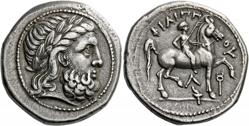 Philip II, 359 – 336 and posthumous issues.   Tetradrachm, Amphipolis circa 315/...