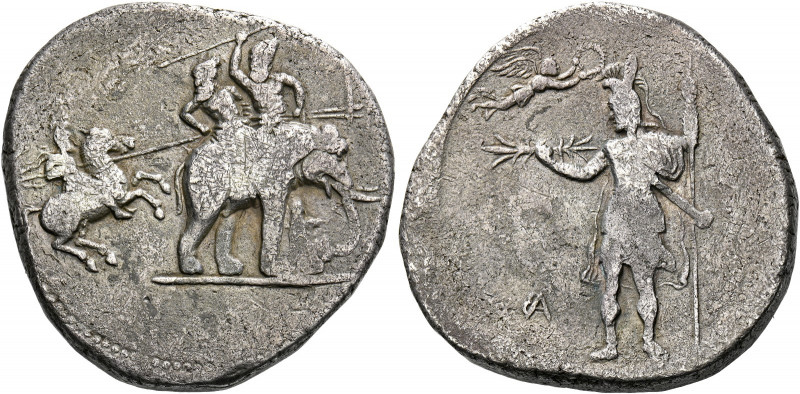 Alexander III, 336 – 323 and posthumous issues.   Decadrachm of 5 shekels, Babyl...