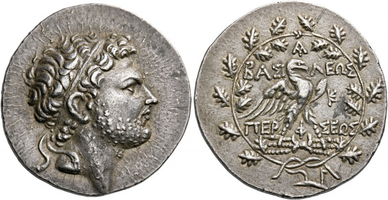 Perseus, 179 – 168.   Tetradrachm, Pella or Amphipolis circa 171-168, AR 17.02 g...