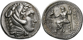 Kings of Paeonia, Audoleon, circa 315 – 286.   Tetradrachm, in the name and types of Alexander III, Astibus or Damastion circa 300-286, AR 17.09 g. He...