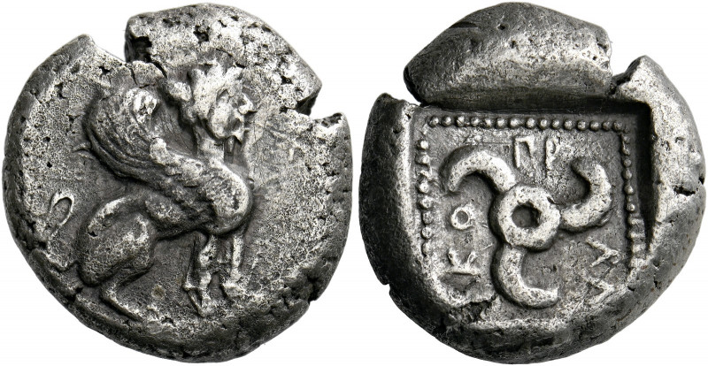 Dynasts of Lycia. Kuprilli circa 470-435.   Stater circa 470-435, AR 7.81 g. Sph...