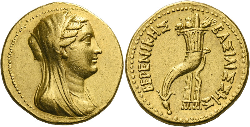 Ptolemy III Euergetes, 246 – 221.   Octodrachm in the name of Berenices II, Alex...