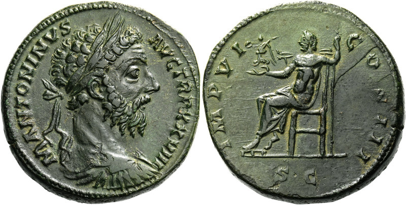 Marcus Aurelius augustus, 161 – 180.   Sestertius 173-174, Æ 28.26 g. M ANTONINV...