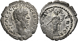 Pescennius Niger, 193 - 194.   Denarius, Antiochia 193-194, AR 3.03 g. IMP CAES C PESC NIGER [IVSTA] Laureate head r. Rev. FORTVNAE – R – EDVCI Fortun...