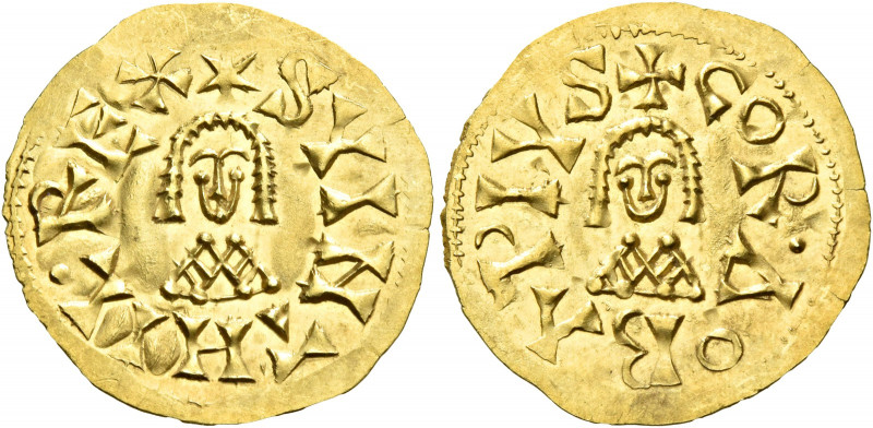 Suinthila, 621 – 631. Cordoba.   Tremissis circa 621-631, AV 1.532 g. (SG 14.23,...