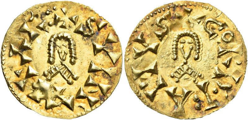 Suinthila, 621 – 631. Cordoba.   Tremissis circa 621-631, AV 1.290g. (SG 4.15, A...