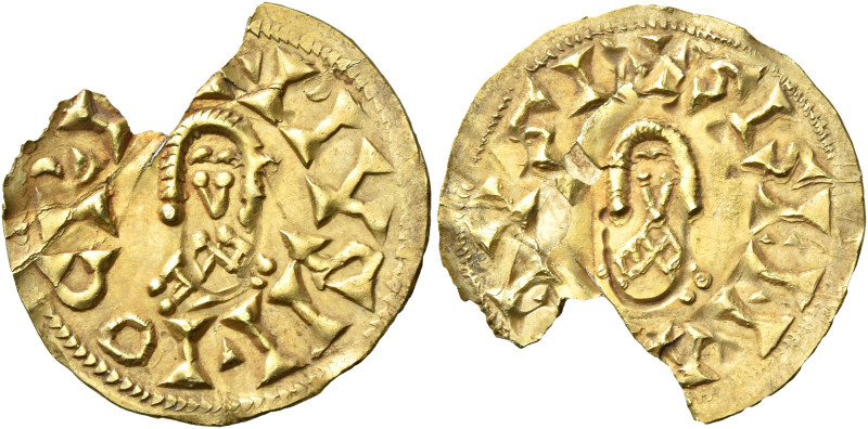 Sisenand, 631 – 636. Carthaginensis, Iliocrici.   Tremissis circa 631-636, AV 1....