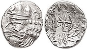 PERSIS, Namopad, 1st cent AD, Obol, Bust l./star & crescent, Alr 607, EF, nrly c...