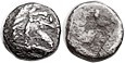 THRACO-Macedonian , Tetarteron 480-450 BC, Horse head r./incuse square; F-VF, centered, decent metal, darkly toned. (A GVF with lt porosity brought $2...