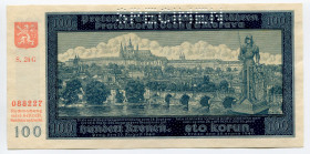 Bohemia & Moravia 100 Korun 1940 (ND) Specimen
P# 6s; № S.24G 088227; UNC