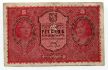 Czechoslovakia 5 Korun 1919
P# 7a