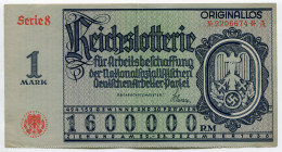 Germany - Third Reich Lottery Ticket 1 Reichsmark 1936
# 2206674 A; XF