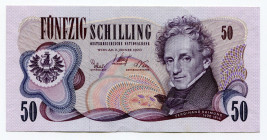 Austria 50 Schilling 1972 (1972)
P# 143; UNC