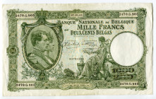 Belgium 1000 Francs 1944
P# 110