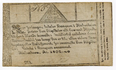 Denmark 1 Rigsdaler 1802
P# A24c; Thin Paper