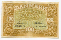 Denmark 100 Kroner 1943
P# 33d