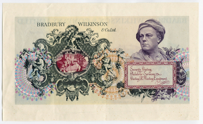 Great Britain Advertising Note 1920 -1930 (ND)
Bradbury Wilkinson & Company Lim...