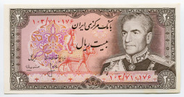 Iran 20 Rials 1974 - 1979
P# 100; UNC; Signature 16; "Mohammad Reza Pahlavi"