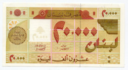 Lebanon 20000 Livres 1994
P# 72; UNC