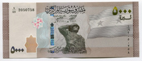 Syria 5000 Pounds 2019
P# New; UNC