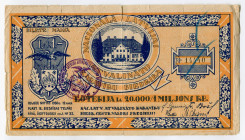 Latvia Lottery Ticket 1 Lats 1930
# 14440; VF